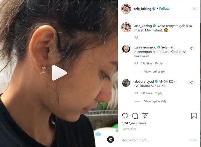 Konflik dengan Ibu Mertua Kian Memanas, Arie Kriting Malah Nekat Suruh Indah Permatasari Lakukan Hal ini hingga Bikin Netizen Marah Besar?  
