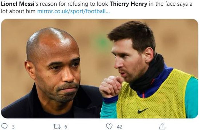 Thierry Henry dan Lionel Messi