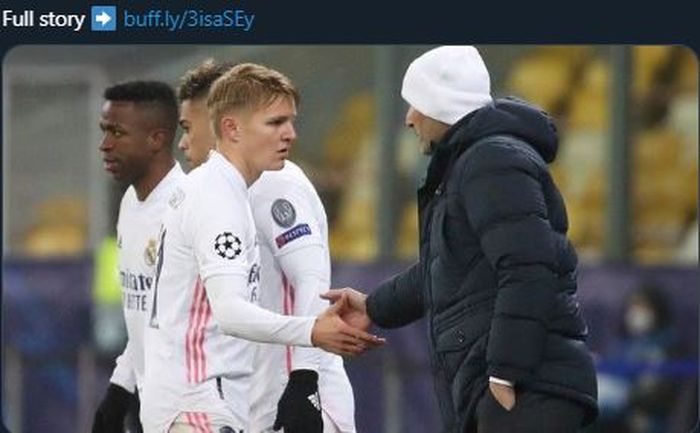 Arsenal bisa saja menjadi tempat buangan Real Madrid kalau Martin Odegaard benar-benar bergabung dengan The Gunners.