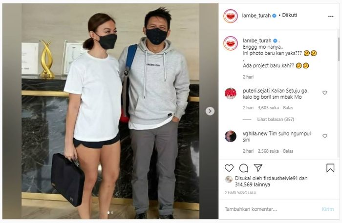 Ariel NOAH dan Agnez Mo jalan bareng