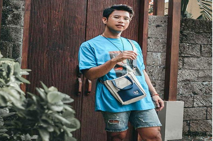 Foto Ricky Cuaca dengan penampilan barunya. 