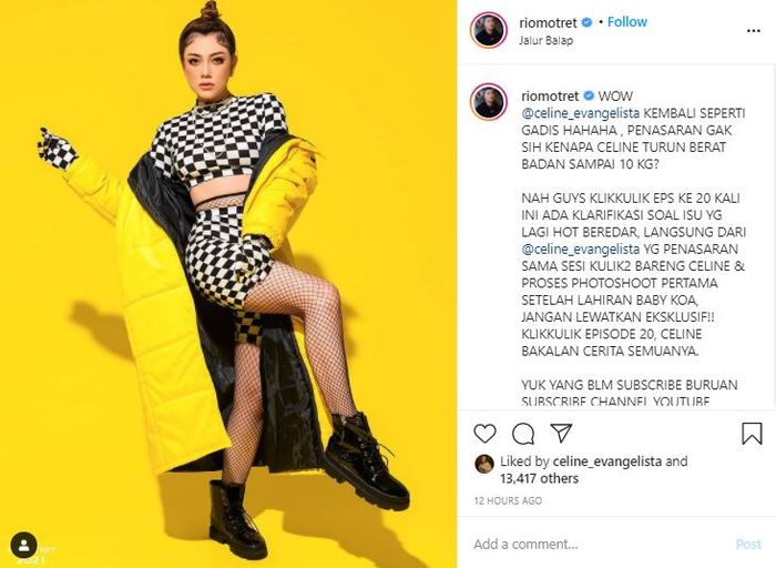 Hasil jepretan Rio Motret saat lakukan photoshoot bersama Celine Evangelista