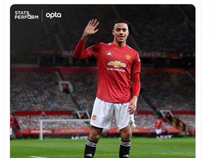 Pemain muda Manchester United, Mason Greenwood (19), mengukir catatan khusus saat mencetak gol ke gawang Liverpool pada babak pertama putaran keempat Piala FA.  