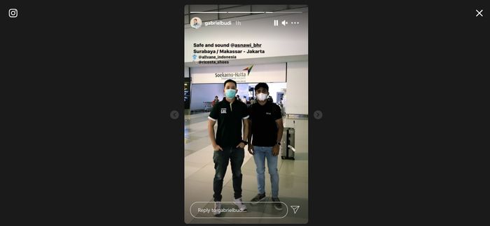 Asnawi Mangkualam terlihat sudah memulai perjalanan dari Makassar untuk bergabung klub Korea Selatan, Ansan Greeners.