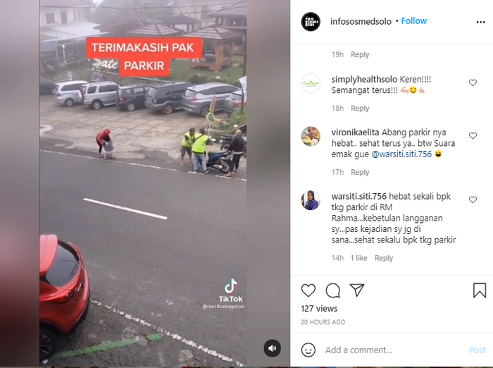 Unggahan Instagram @infososmedsolo.