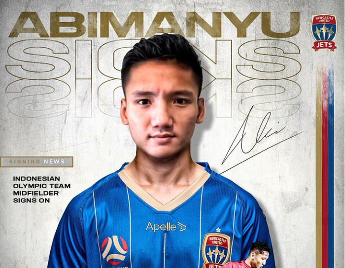 Syahrian Abimanyu resmi berseragam Newcastle Jets Australia