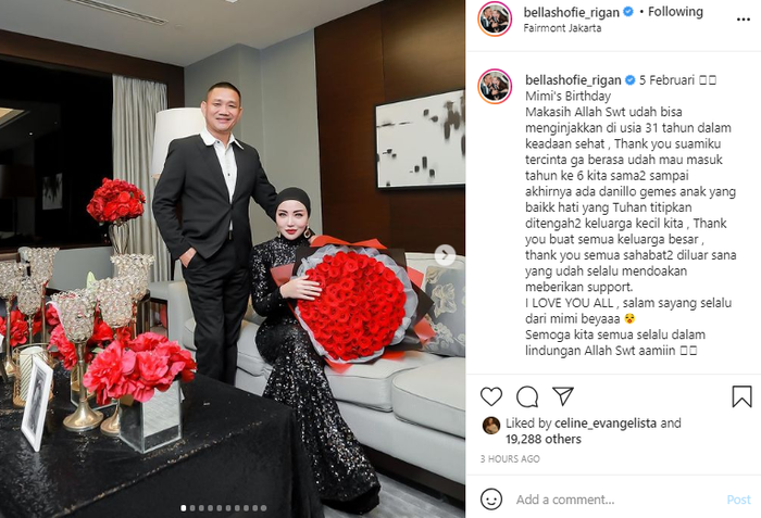 Unggahan Bella Shofie