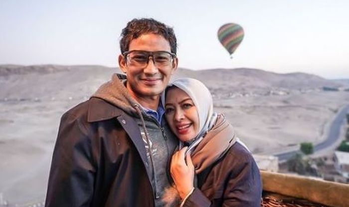 Sandiaga Uno dan Nur Asia