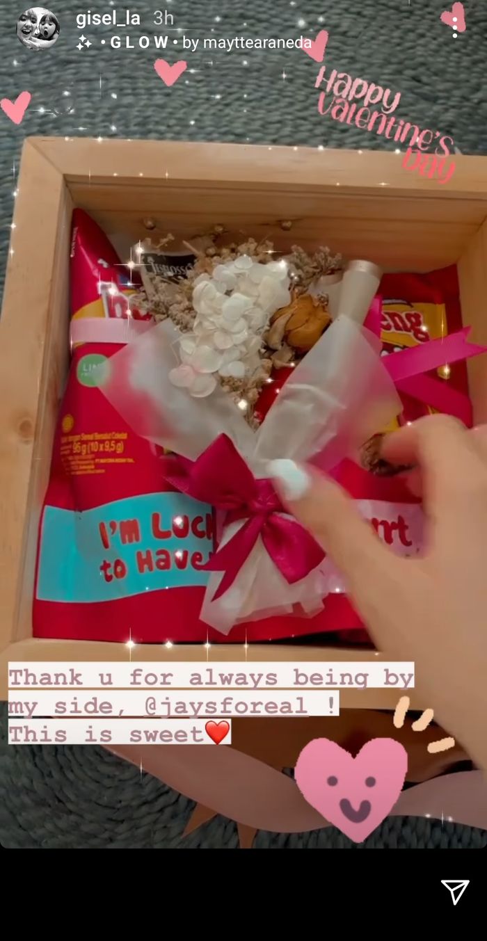 Gisella menerima kejutan dari Wijin di hari kasih sayang