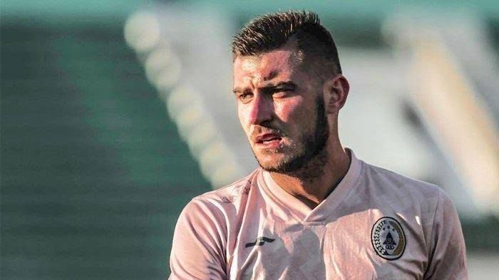 Pemain asing Persipura asal Ukraina, Yevhen Bokashvili.