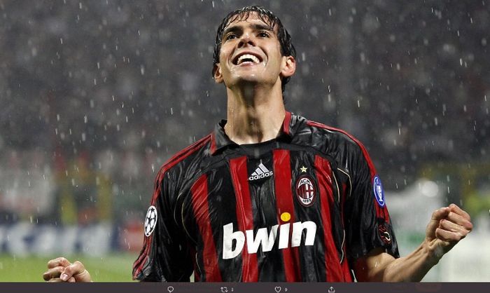 Ricardo Kaka saat memperkuat AC Milan.