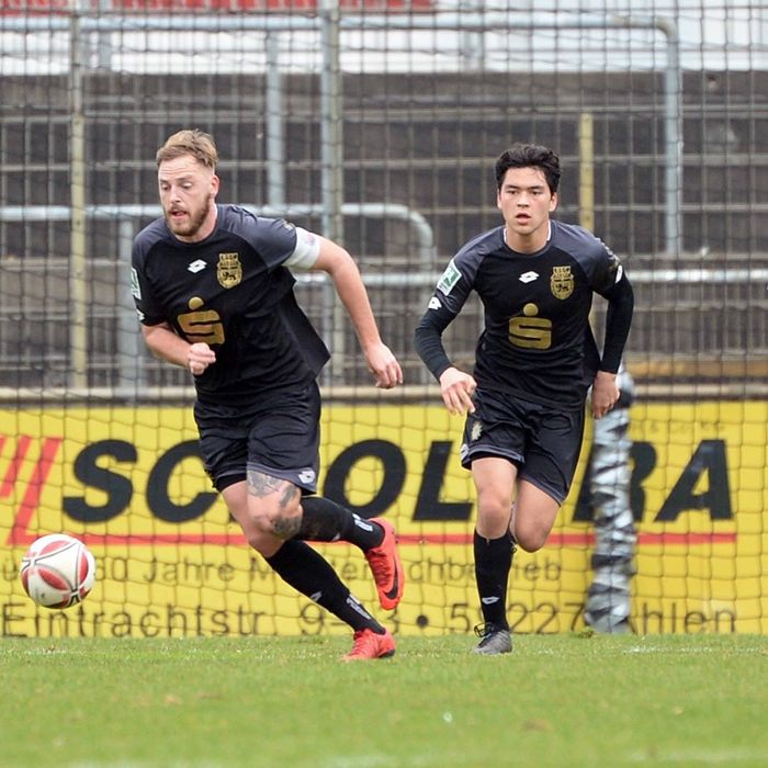 Gelandang timnas U-19 Indonesia, Kelana Mahessa, menjalani debutnya sebagai starter bersama Bonner SC di kasta keempat Liga Jerman 2020/2021.