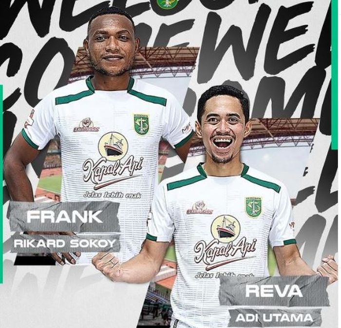 Pemain anyar Persebaya, Reva Adi Utama dan Frank Rikard Sokoy.