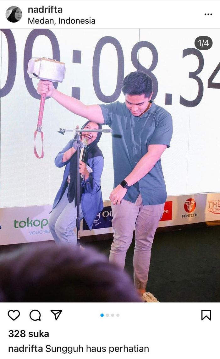 Nadya Arifta ternyata sempat membagikan potret kebersamaannya dengan Kaesang Pangarep sebelum isu berpacaran menyeruak di tengah publik