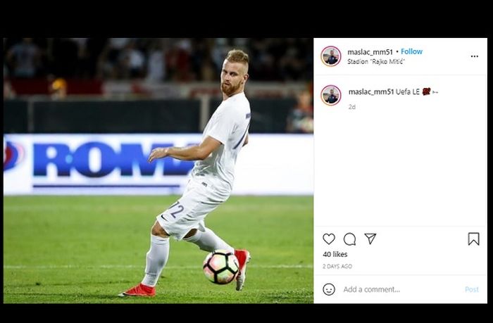 Pemain asal Serbia, Mario Maslac, resmi direkrut oleh PSS Sleman pada musim 2021.