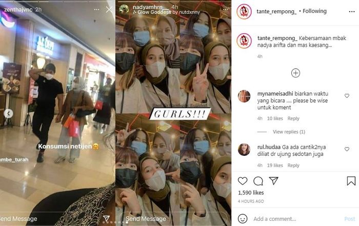 Foto paparazi diduga Kaesang dan Nadya Arifta