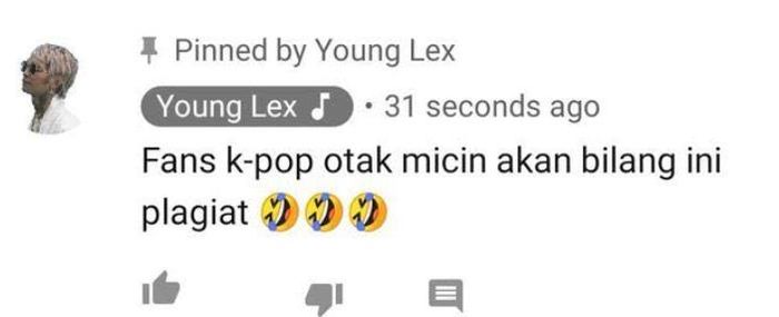 Tanggapan Young Lex dituduh plagiat