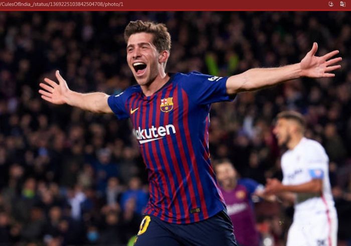 Sergi Roberto menjadi satu-satunya bek kanan yang saat ini dimiliki oleh Barcelona.