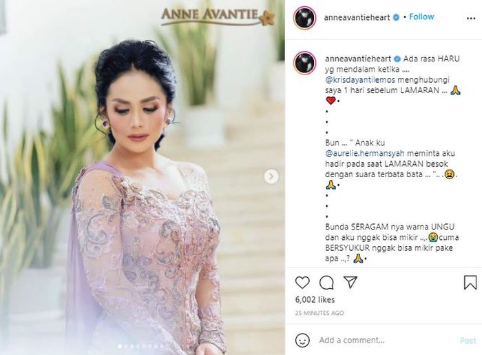 Curhatan Krisdayanti sebelum merancang kebaya untuk hadiri acara lamaran Aurel Hermansyah dengan Atta Halilintar