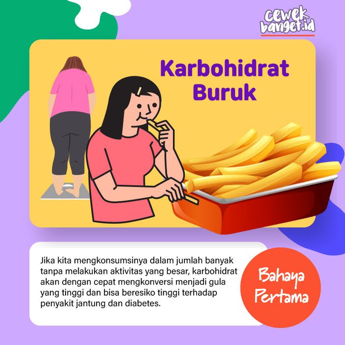 Karbohidrat buruk kentang goreng