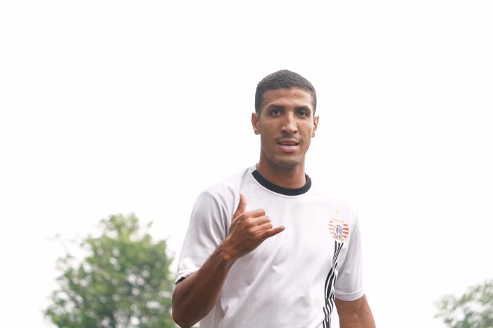 Bek asal Brasil, Yann Motta Pinto, mengikuti latihan perdana bersama Persija Jakarta jelang Piala Menpora 2021.
