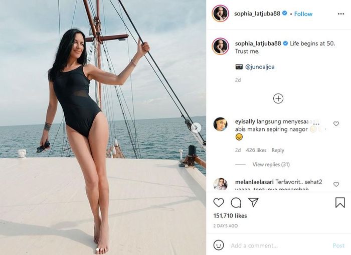 Unggahan Sophia Latjuba