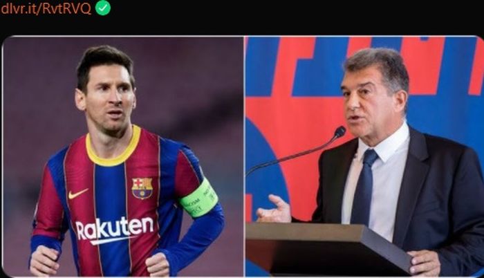 Barcelona dengan presiden barunya, Joan Laporta, diharapkan segera mengikat kontrak baru bagi Lionel Messi.