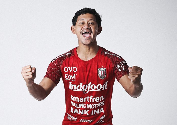 Gelandang anyar Bali United, Rizky Pellu.