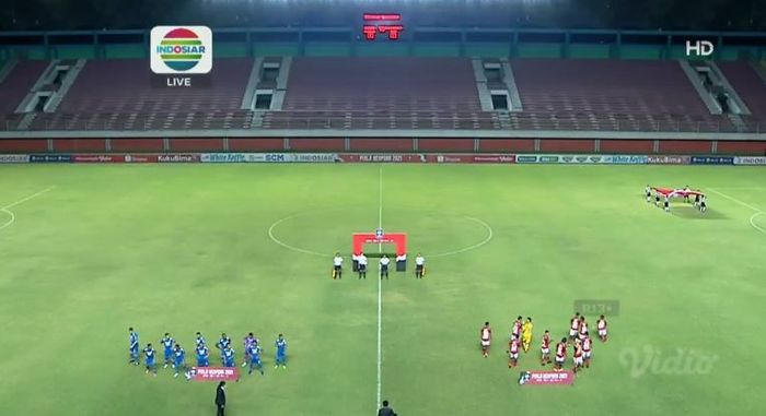 Laga Persib Bandung Vs Bali United yang dihelat di Stadion Maguwoharjo, Sleman dalam matchday 1 grup D Piala Menpora 2021, Rabu (24/4/2021)