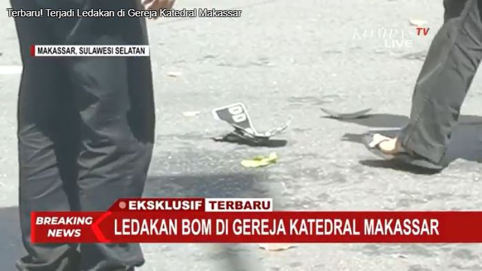 Video Breaking News Bom Meledak di Makassar dari Kompas TV