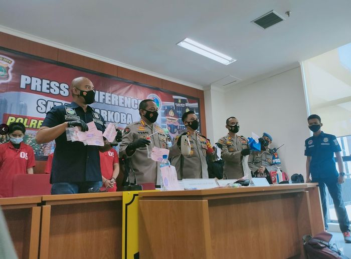 Agung Saga diamankan dengan barang bukti sabu bekas pakai