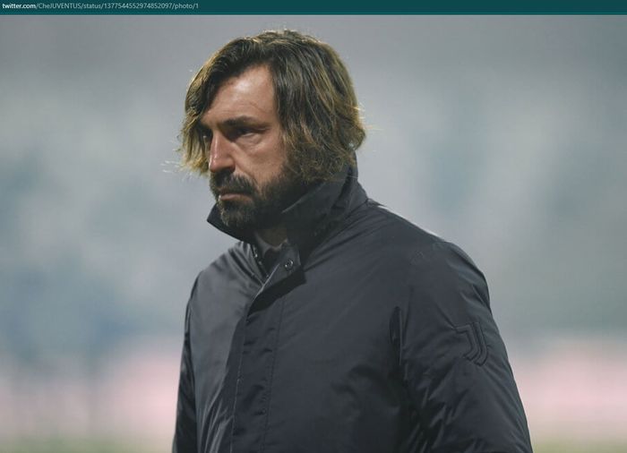 Pelatih Juventus, Andrea Pirlo.