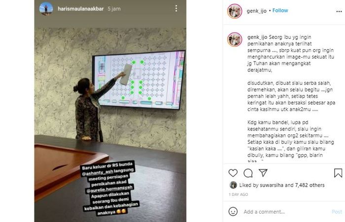 Ashanty begitu antusias mempersiapkan acara pernikahan Aurel Hermansyah dan Atta Halilintar meski kondisi kesehatannya belum sepenuhnya membaik