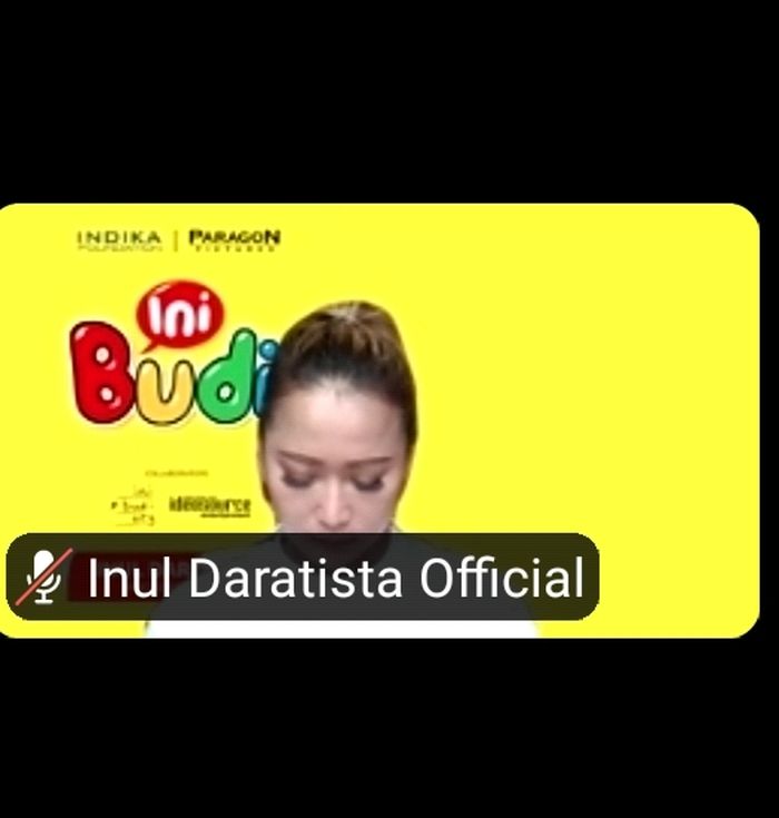 Inul Daratista dalam press conference virtual, Senin (5/4/2021).