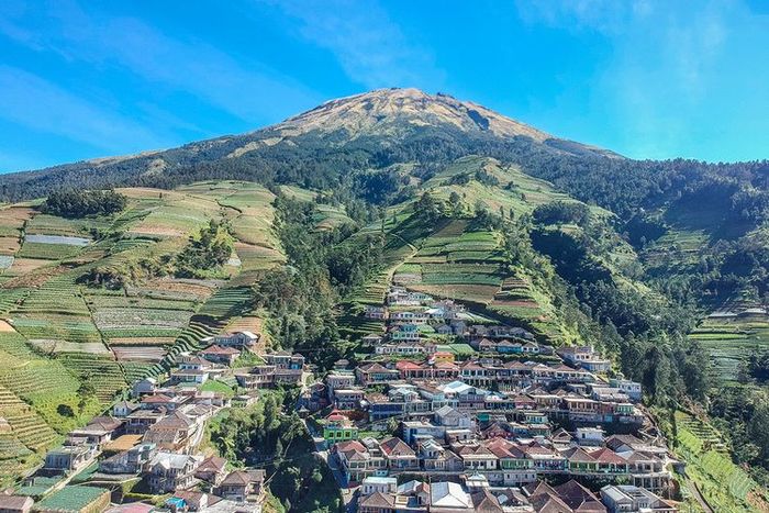 Pemandangan Dusun Butuh di Magelang, dijuluki sebagai Nepal van Java.