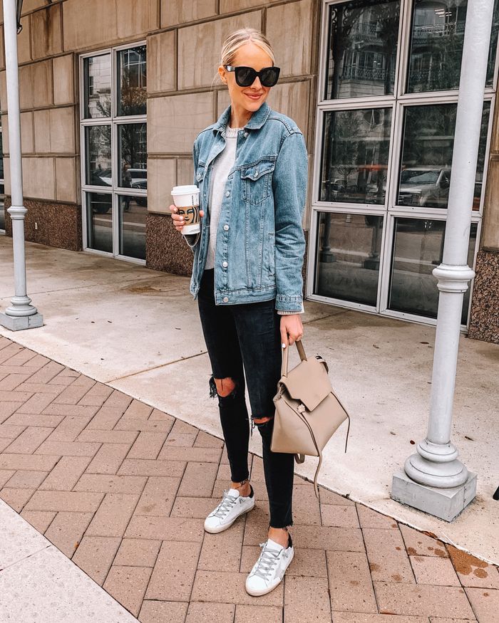 Denim jacket dan jeans