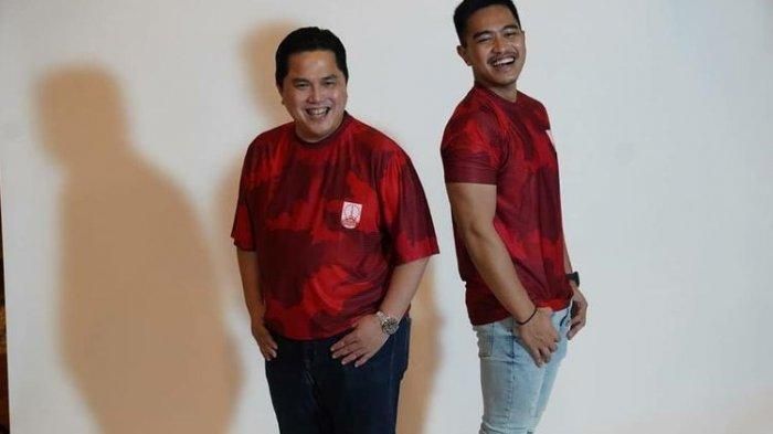 kaesang Pangarep dan Erick Tohir