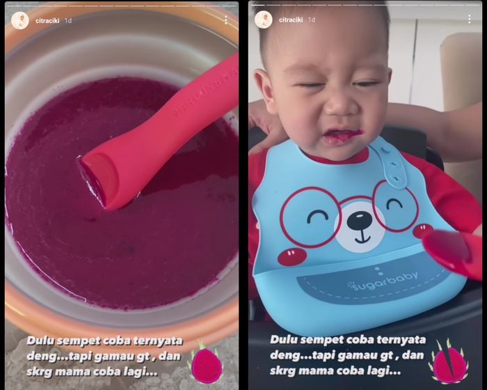 Tangkapan layar Instagram Story Citra Kirana.