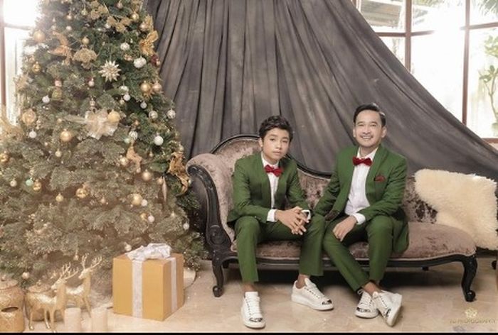 Foto Betrand Peto dan Ruben Onsu.