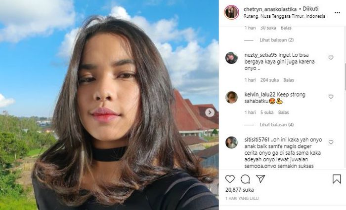 Instagram kakak kandung Betrand Peto diserbu netizen