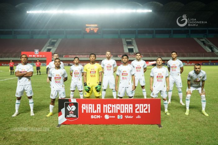 Skuad PSS Sleman di Piala Menpora 2021.
