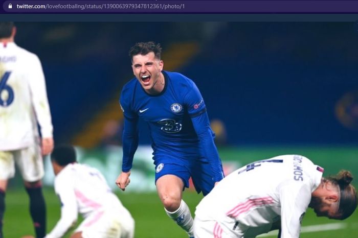 Mason Mount tampil apik saat Chelsea menjamu Real Madrid dalam laga leg kedua semifinal Liga Champions 2020-2021, Rabu (5/5/2021) waktu setempat atau Kamis dini hari WIB. 