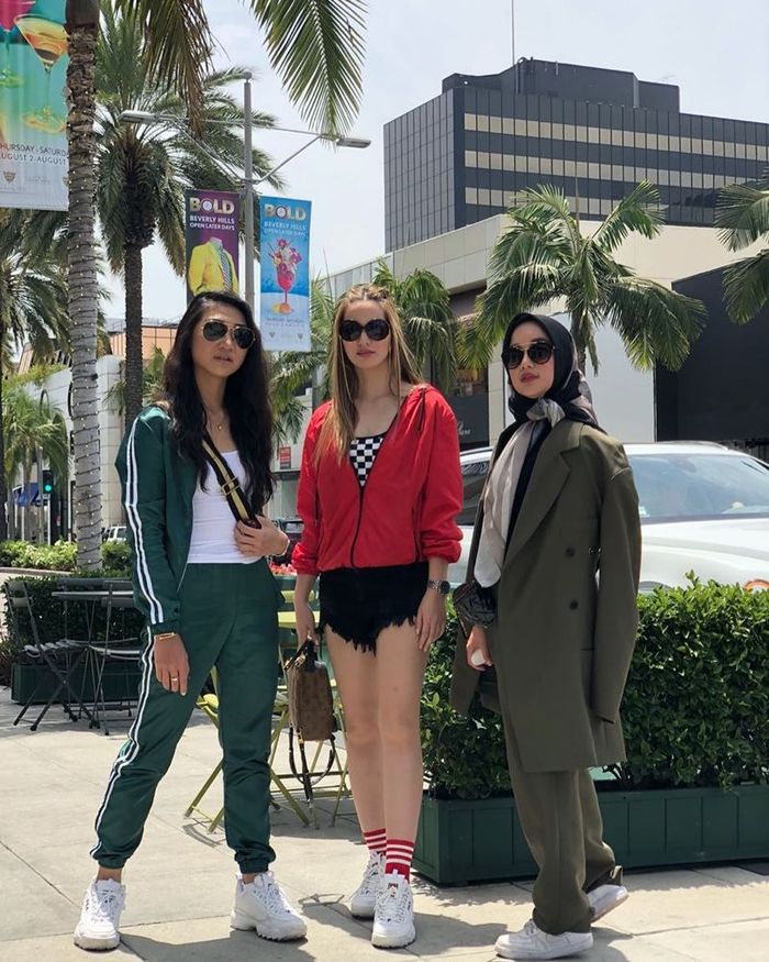 Chacha Frederica liburan bersama Nia Ramadhani.