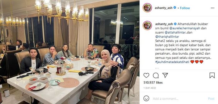 Ashanty-Anang bersama Atta dan Aurel