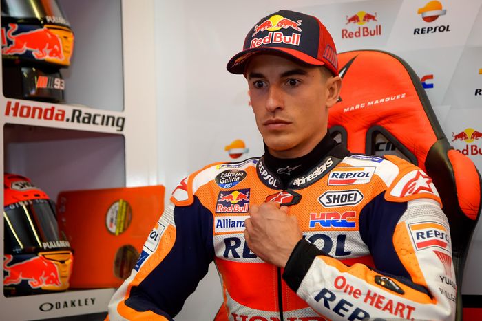 Marc Marquez, bongkar masalah yang bikin Honda melempem di MotoGP 2021.