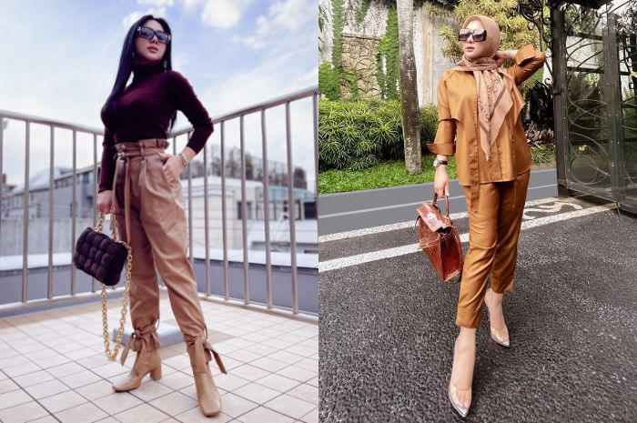 Syahrini sebelum dan sesudai memakai hijab