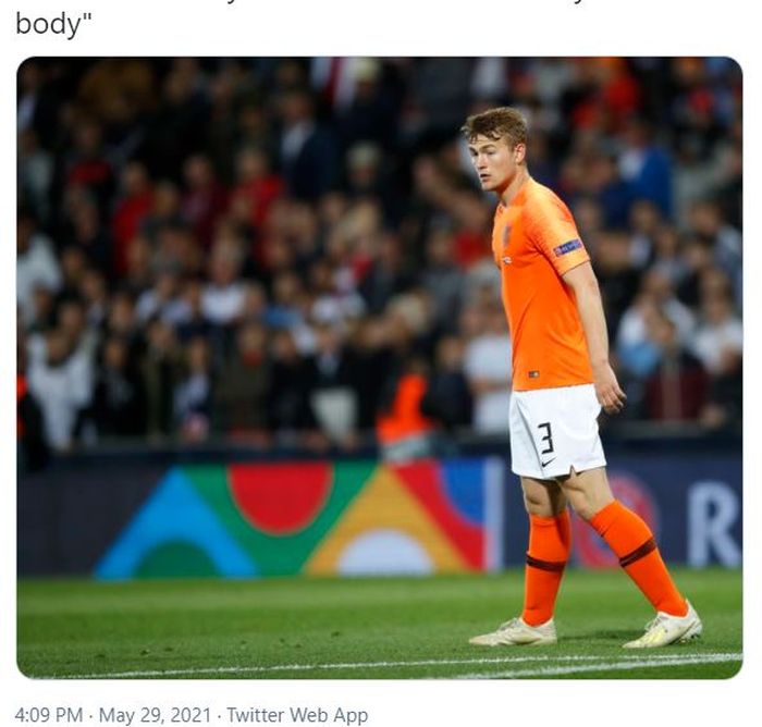 Bek timnas Belanda, Matthijs de Ligt.