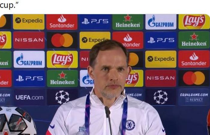 Pelatih Chelsea, Thomas Tuchel.