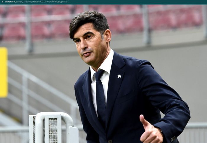 Mantan pelatih AS Roma, Paulo Fonseca, menjadi incaran AC Milan.