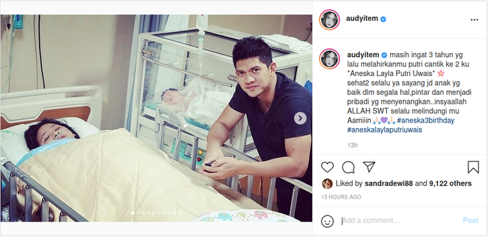 Tuliskan doa khusus untuk ulang tahun anaknya, ternyata ini arti nama anak Audy Item dan Iko Uwais yang unik dan cantik.